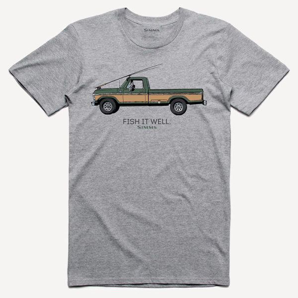 Футболка Fish It Well 250 (grey heather; Мужской; XL)